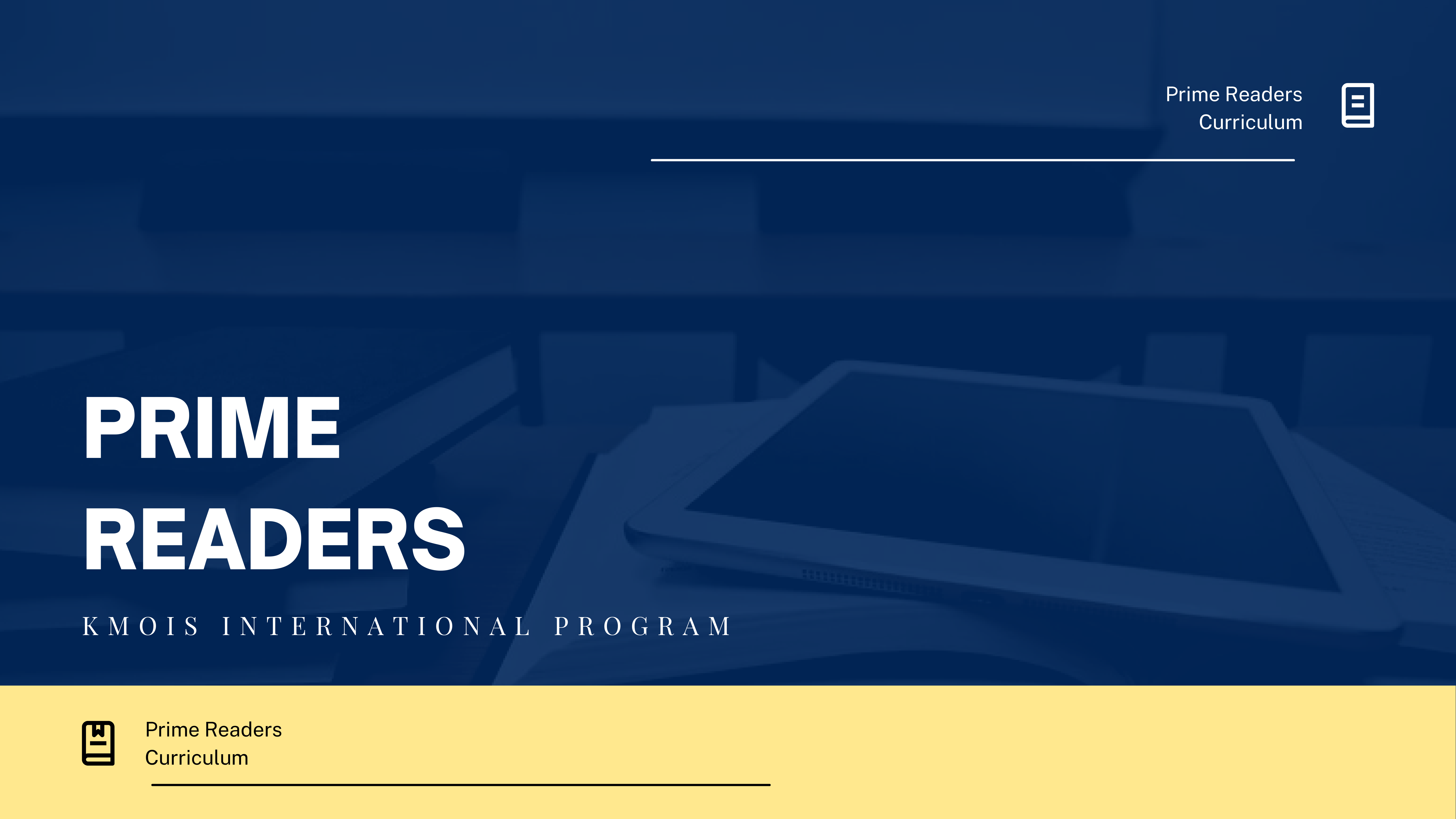 Prime Readers Curriculum Overview
